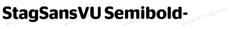 StagSansVU Semibold字体转换 StagSansVU Semibold字体转换